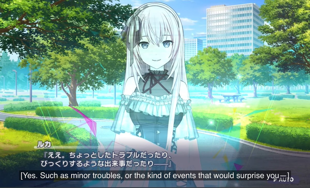 catmizus's tweet photo. i like how when mafuyu had to introduce niigo luka to everyone she was asking her to behave because she knows how she is and then luka starts going on a long tangent on how she likes conflict and to observe it because she likes the ripple effect and how the chaos creates beauty https://t.co/bKzHIjEPom