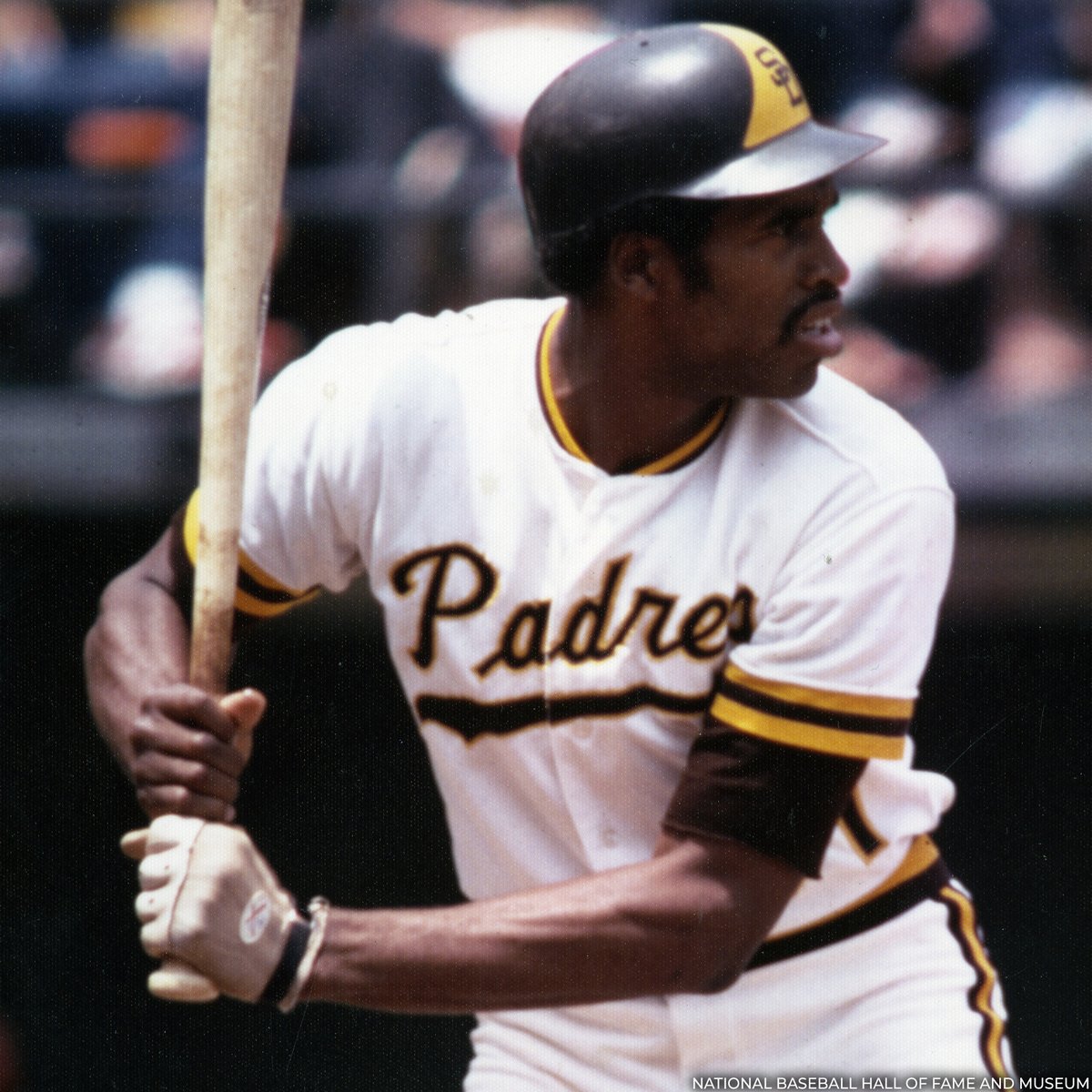baseballhall's tweet photo. To call @DaveWinfieldHOF one of the greatest athletes ever would be an understatement.

He was drafted by the NFL, NBA, ABA and MLB in the summer of 1973, but he chose baseball and debuted for the @Padres without playing a single game in the minor leagues. https://t.co/bVy7I3OfI4 https://t.co/iRX2BkCAI0