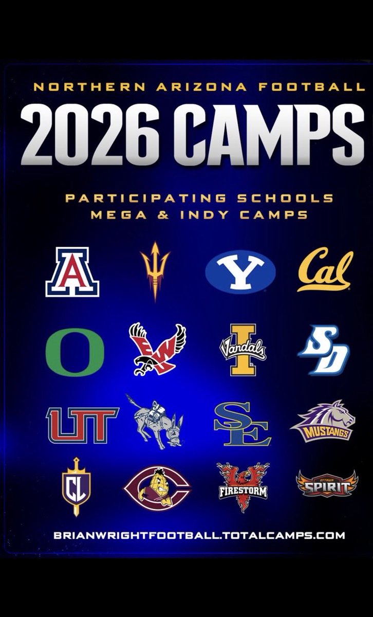 Drew_Knueppel's tweet photo. I can’t wait to compete and learn from some exceptional coaches today at the @NAU_Football Mega Camp! https://t.co/d6HtjsudkK