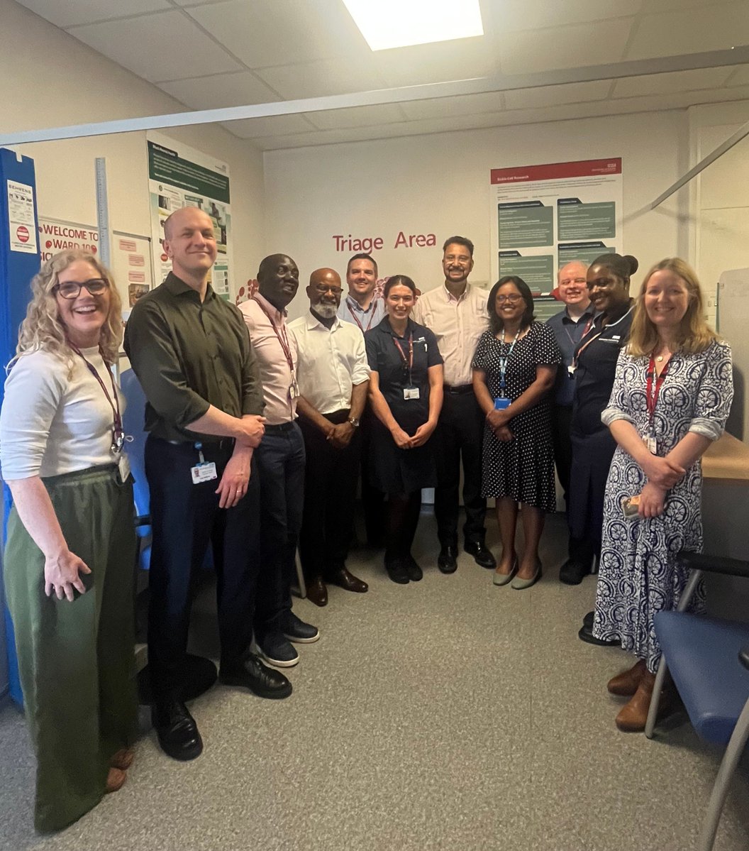 MFTnhs's tweet photo. It was a pleasure to welcome Afzal Khan, MP for Rusholme, and John James OBE, CEO of the Sickle Cell Society, to tour our dedicated Sickle Cell Unit.

Our unit was the first of its kind in the country, &amp; the services we have developed are at the forefront of tackling the disease. https://t.co/mXgyxVyIG7