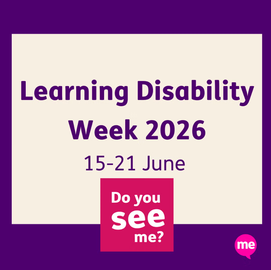 SPFT_NHS's tweet photo. This week is Learning Disability Week, an annual campaign which raises awareness of learning disabilities and shares the experiences and perspectives of people with a learning disability. The theme for 2026 is "Do you see me?" which is about people being seen, heard and valued. https://t.co/D3DxUrFOFG