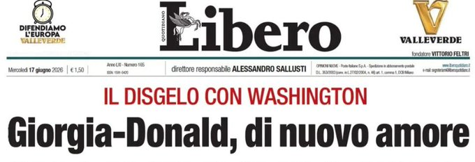 Lorenzo32843904's tweet photo. @gigi52335676 Comunque dopo 'sto po' po' di titolone a Sallusti il Pulitzer non glielo toglie nessuno

@Libero_official 
@alesallusti https://t.co/ftYKmtSuoY