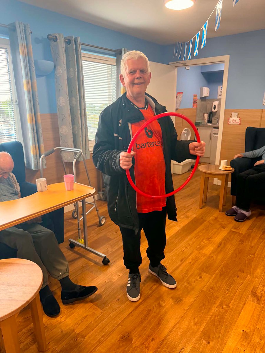 Strollers1973's tweet photo. #dayofmovement 

Spending time with the lovely residents and staff at Abbostford Care Home for the Day Of Movement
We had a ball O hope they did too xx  

@FifeCouncil 
@nhsfife 
@ScottishFA 
@Strollers1973 
@RichardBakerMP 
@JennyGilruthMSP https://t.co/BpSk5XTbkF