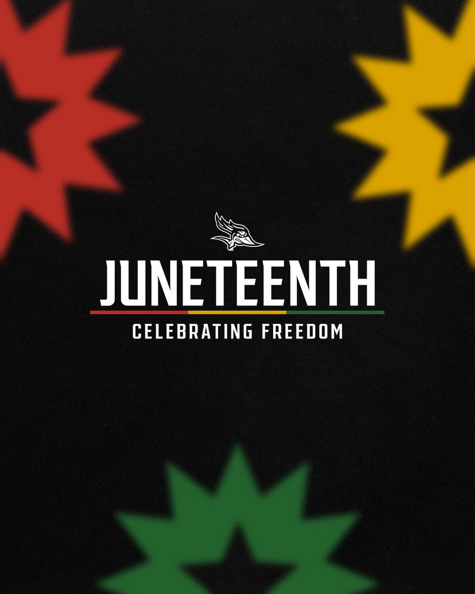 CSUBAthletics's tweet photo. Today we celebrate freedom.

Happy Juneteenth!

#RunnersOnTheRise https://t.co/dMhzoKsthk