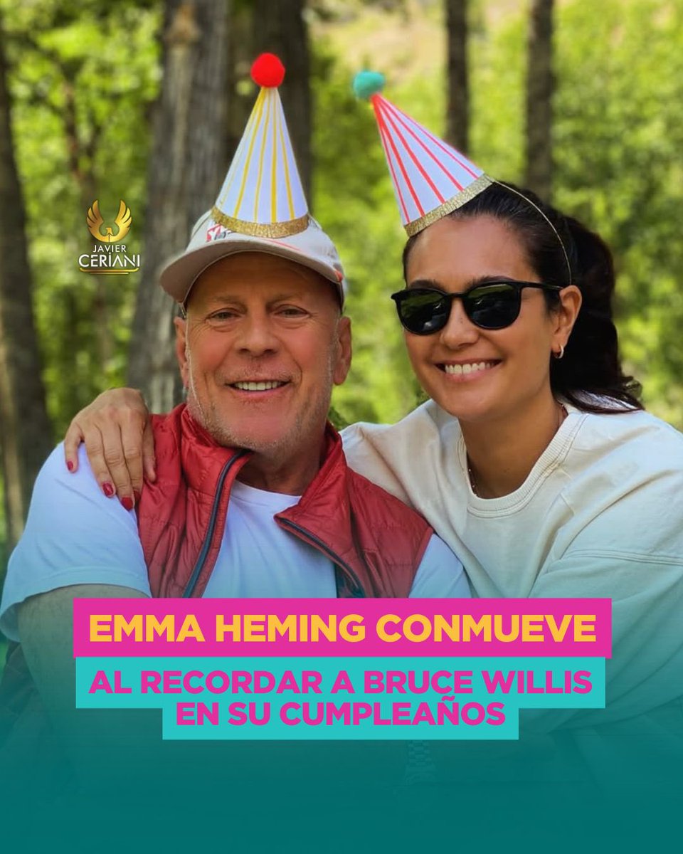JavierCeriani's tweet photo. ❤️🎂 Emma Heming celebró sus 50 años con un mensaje lleno de emoción y esperanza.

La esposa de Bruce Willis compartió un entrañable video en el que el actor le canta el cumpleaños utilizando helio, regalando un momento que conmovió a miles de personas.

Emma también reflexionó sobre el difícil camino que ha recorrido desde que Bruce fue diagnosticado con demencia frontotemporal, destacando el aprendizaje, la fortaleza y el compromiso que ha asumido como esposa, madre, cuidadora y defensora de quienes enfrentan esta enfermedad.

🙏 Además, aprovechó la ocasión para impulsar la labor de la fundación que lleva junto al actor, enfocada en crear conciencia, apoyar a las familias afectadas y promover la investigación sobre esta condición.

✨ Un mensaje de amor, resiliencia y esperanza que no pasó desapercibido y nos emociona a todos.

#BruceWillis #EmmaHeming #Hollywood #Esperanza #JavierCeriani