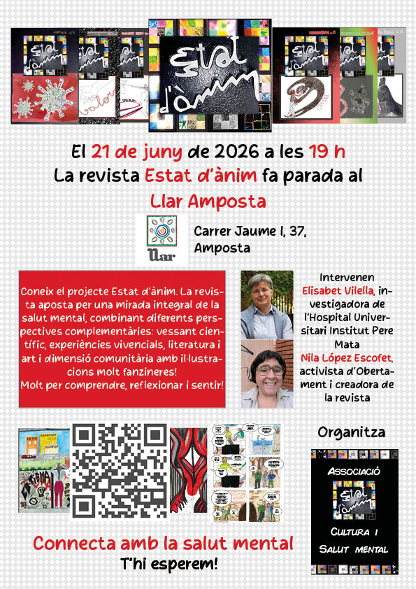 nilaloes's tweet photo. Bona tarda! Cap de setmana de presentacions:

Cardedeu
Demà dissabte 20 a les 11:30h al Tarambana Espai Cultural i Gastronòmic

Amposta
Diumenge 21 a les 19h al Llar

Us hi esperem amb moltes ganes de compartir ❤️

Va, que això ja s'acaba! Última empenta!
#salutmental https://t.co/96hWzW08ul
