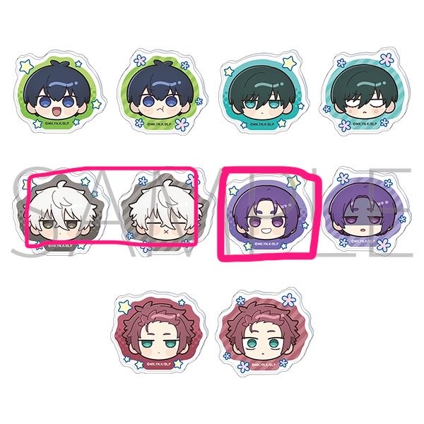ripipi_sis's tweet photo. 【交換】　ブルーロック　まるほぺフレンズ
アクリルバッジコレクション　
1box予約予定

譲→凛　2種各1

求→玲王(画像🩷)1、凪(どちらでも)との2:2>玲王2種との2:2

固定手渡しまたは郵送です。 https://t.co/XtWMfpo3IZ