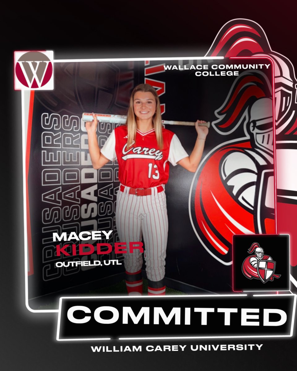 WMCAREYsoftball's tweet photo. ‼️ NEW CRUSADER ALERT ‼️
Help us welcome Macey Kidder to the WCU family! 🛡️🆙  #ArmorUp #ALLIN #naia #RightWayToPlay https://t.co/JYBfRsCfEq