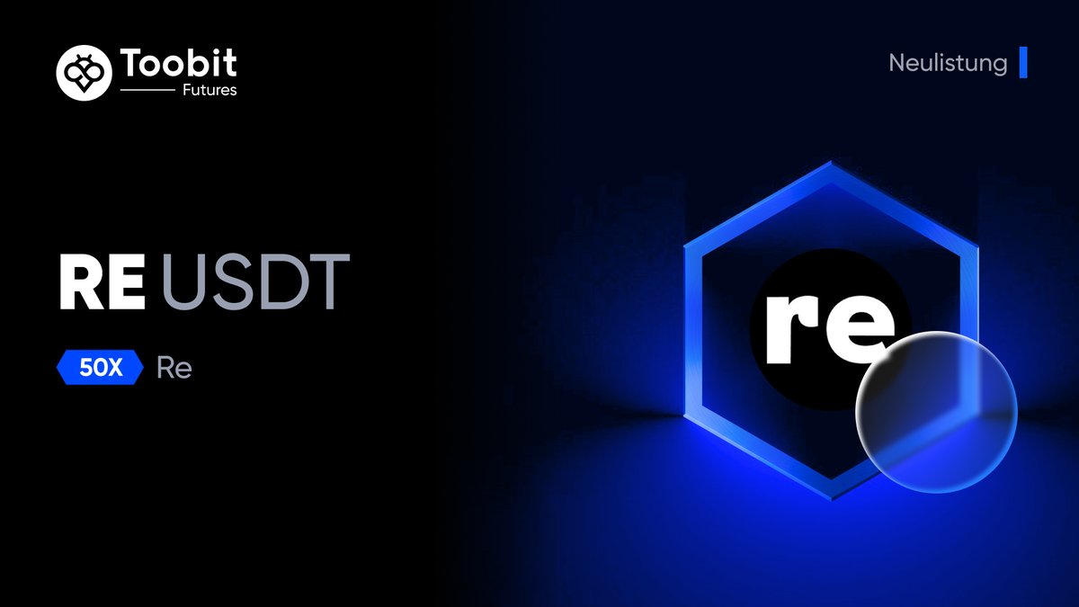 KryptoTalkNews's tweet photo. Neues Listing! 🚨

Trade ab sofort #REUSDT mit einem Hebel von bis zu 50X auf #Toobit! 📈 
https://t.co/GoN43fMyoo

Mehr erfahren: https://t.co/rtrMTZ1imL

#ToobitFutures #Re https://t.co/156RnGr6dR