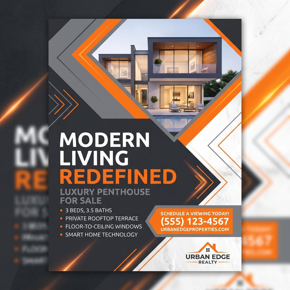 nuvera786's tweet photo. Just wrapped up this flyer design.

Did the orange accent hit the mark or is it too loud? Be honest. 👇

#GraphicDesigner #RealEstate #DesignInspiration https://t.co/WRG71vwDkq