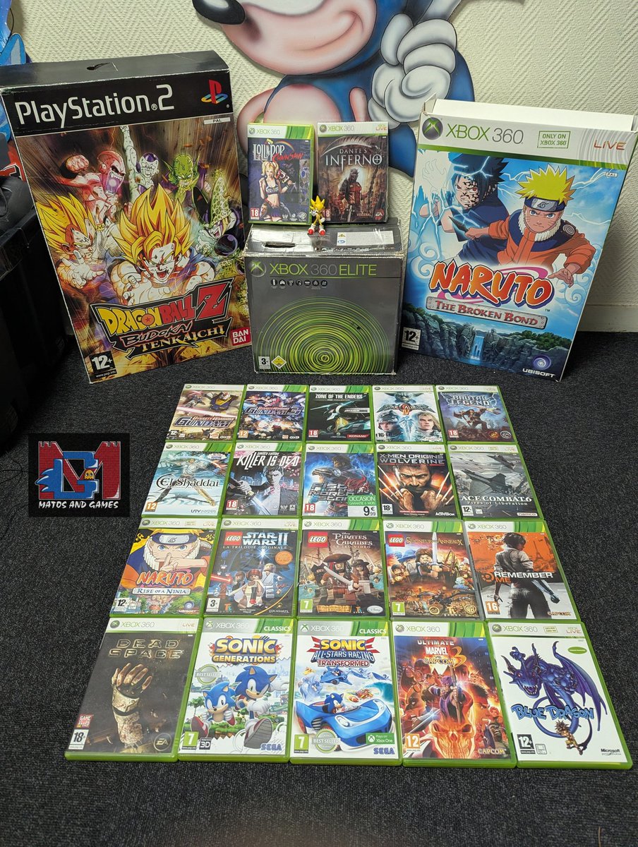 MatosandGames's tweet photo. Elle est assez bien entourée cette Xbox 360 Elite 😁
#retrogaming #xbox360 #microsoft #matosandgames https://t.co/izWGnK1yII