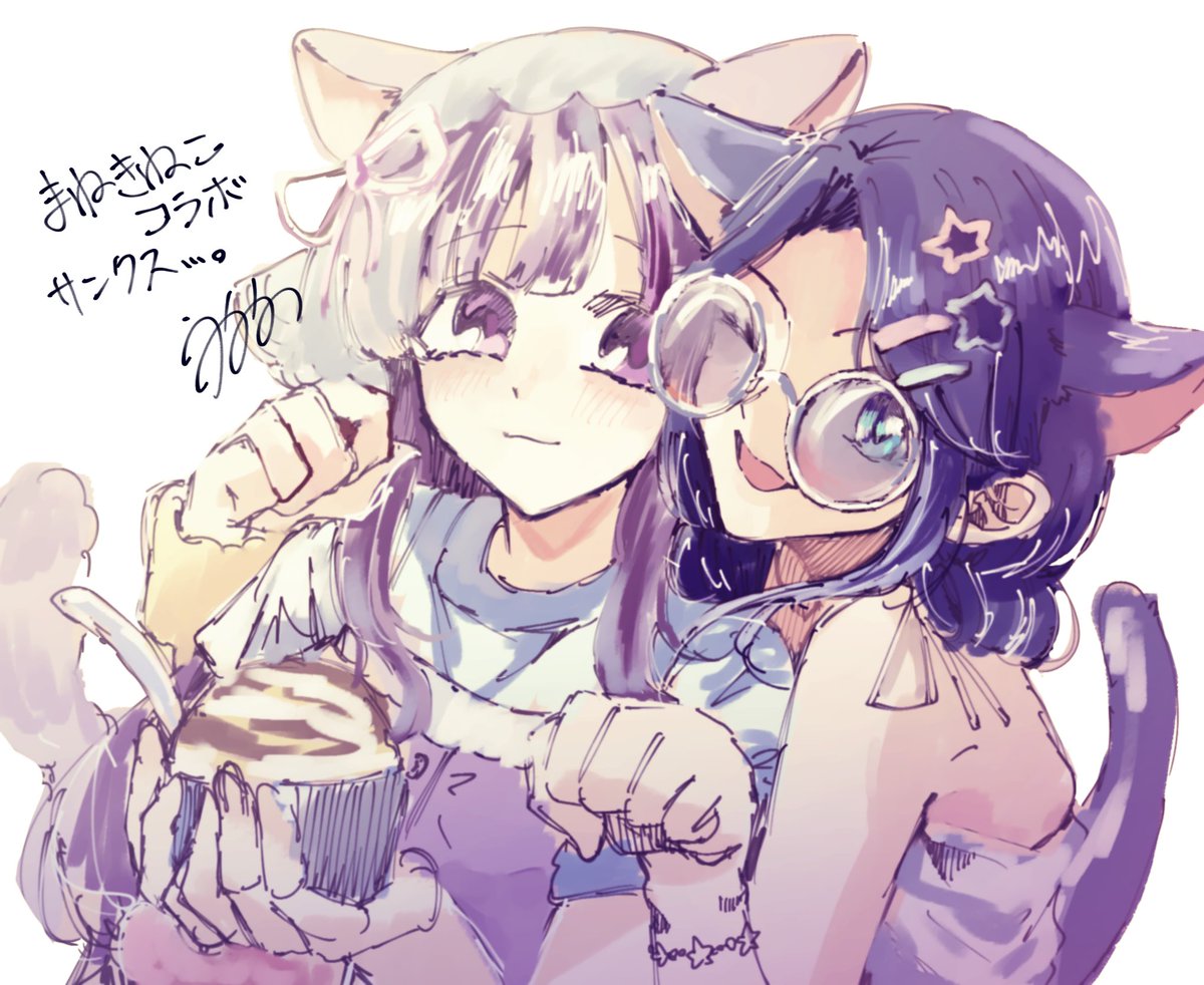 hamu2_46's tweet photo. まねきねこコラボありがとう
ネコ耳アイドル可愛いよ https://t.co/g6UaC09JJt