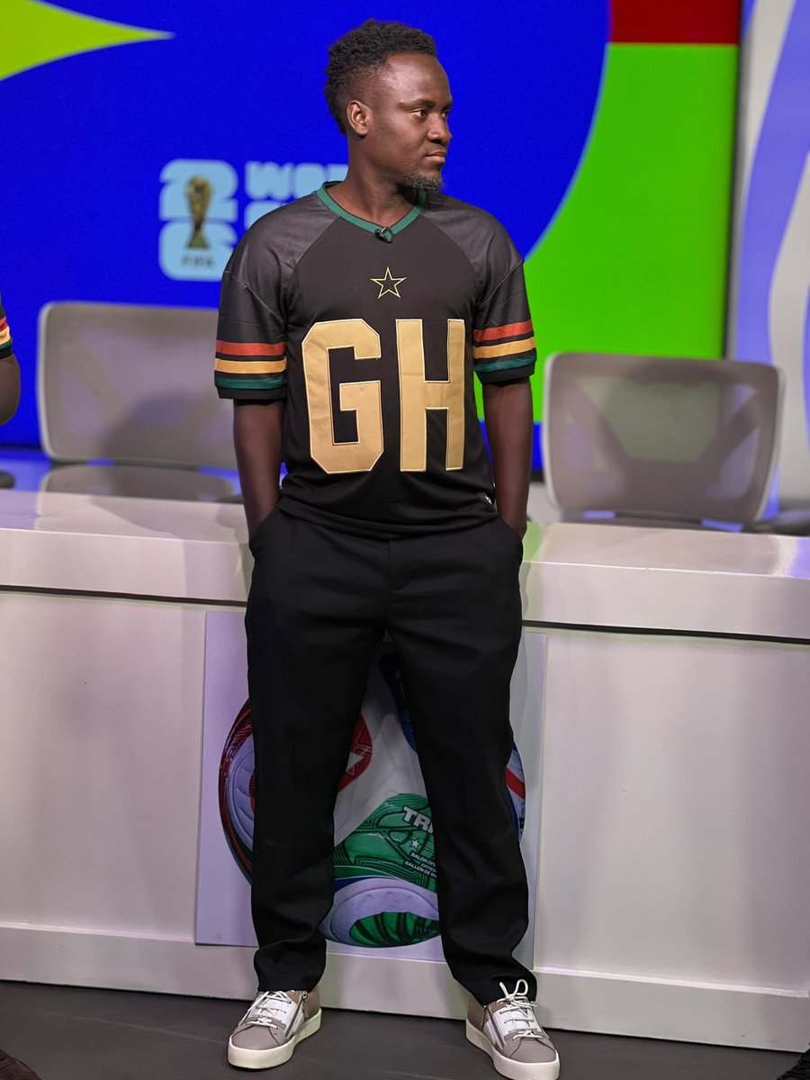 JoySportsGH's tweet photo. Looking good is part of the game too 😎⚽️

Kwaydu Wear had our World Cup Live panel looking sharp and broadcast-ready for Ghana 🇬🇭 vs Panama 🇵🇦. From kickoff to full-time, the style was on point. 🔥

📞 +233 25 625 7696

𝕏 | IG | TikTok: @kwaydu
Facebook: Kwaydu Wear

#JoySports https://t.co/zPoaOwYWNm