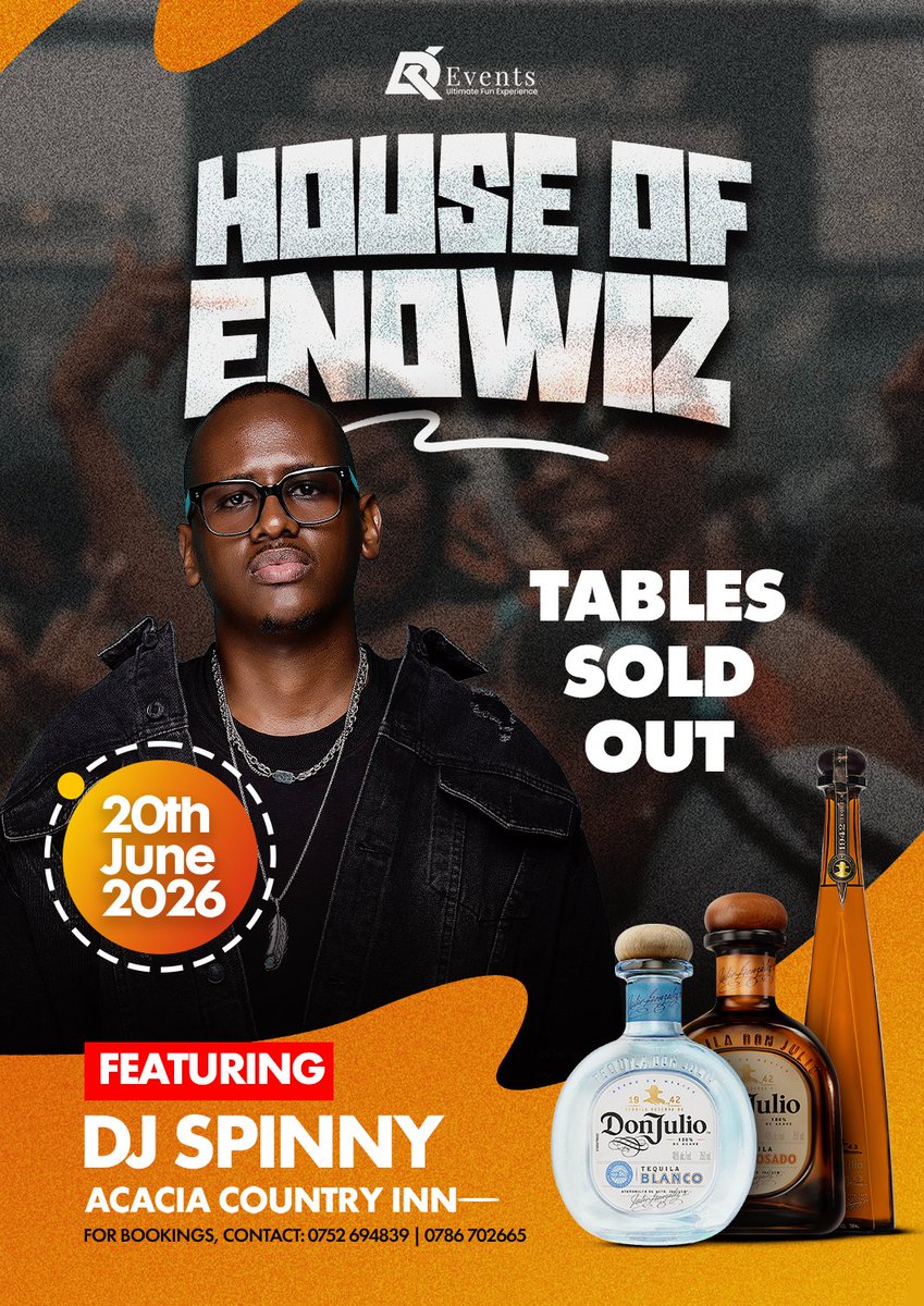 nickson_256's tweet photo. Haya basi! 

We're SOLD OUT on tables 
Now let's party tomorrow 

#HouseOfEnoWiz https://t.co/PRTYiNpBSW