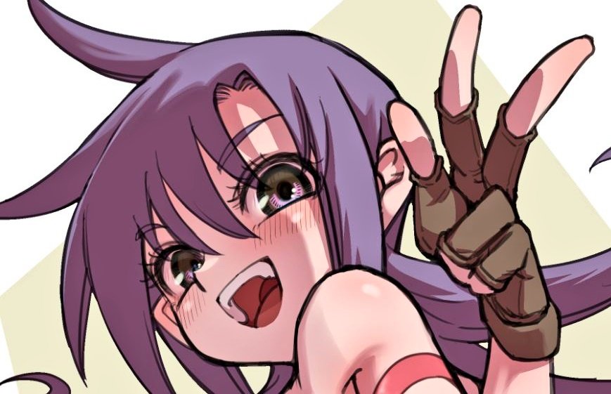 「黄昏ミミさんの顔アップカラー再掲」|ヨシカゲ　トリだったり　漫画家だったり。『口移しの魔女たち』3巻まで発売中（3巻は電子のみ）！のイラスト