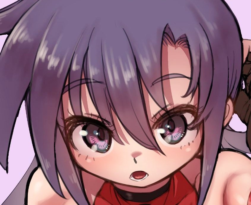 「黄昏ミミさんの顔アップカラー再掲」|ヨシカゲ　トリだったり　漫画家だったり。『口移しの魔女たち』3巻まで発売中（3巻は電子のみ）！のイラスト