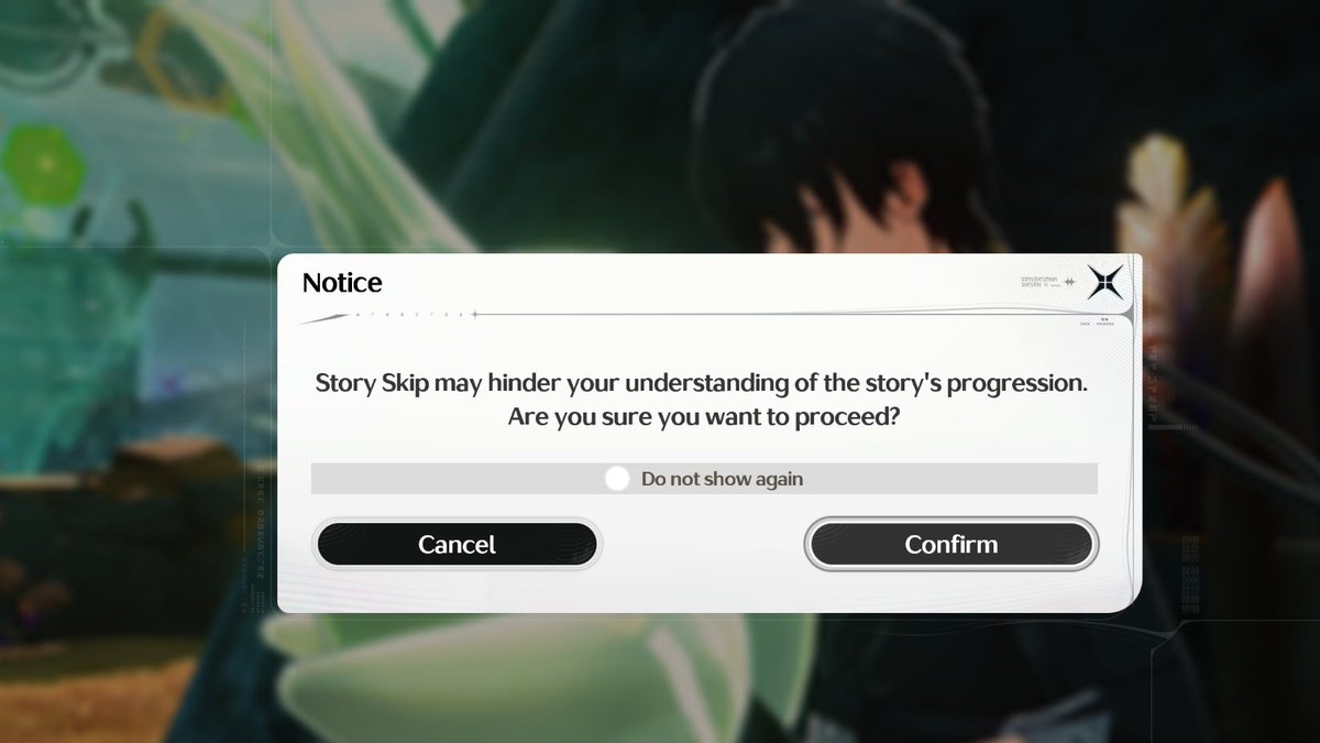 IMGWatcher22's tweet photo. Btw, skipping the Soliskin collecting cutscene may actually hinder your understanding of the story's progression.

Never skip the story guys ❗️❗️ https://t.co/4KbIJjBzwc