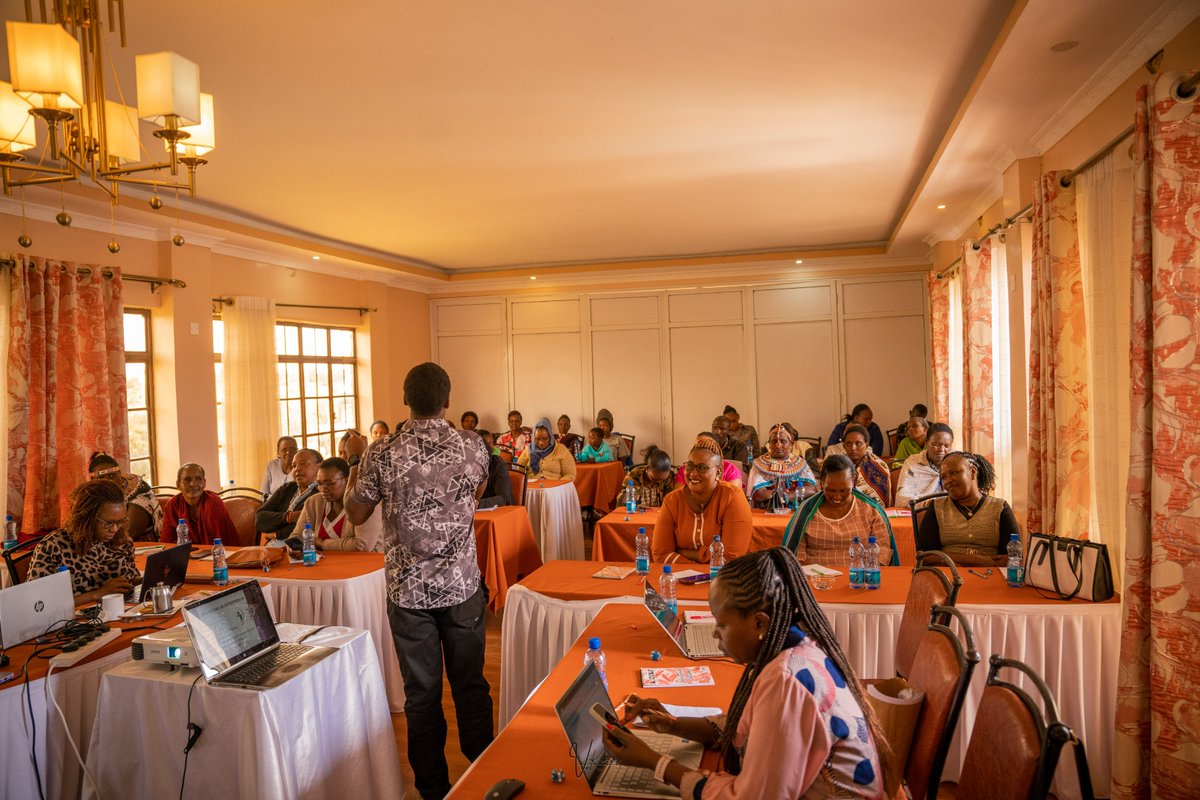 KEWOPA's tweet photo. Women shared key challenges affecting their businesses, including insecurity, limited access to credit, low money circulation, market discrimination, and a limited customer base. Speaking at the workshop, Pauline Lenguris emphasized the importance of financial literacy in helping women-owned businesses grow and thrive.  #WomenInPoliticsKE #WEE