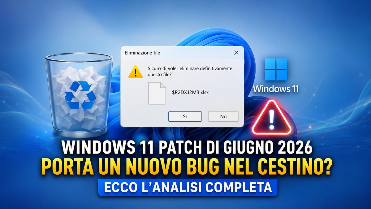 helpdesk32's tweet photo. https://t.co/a9inRXYCpN Windows 11 Patch Giugno 2026: Nuovo Bug nel Cestino? Analisi Completa e Dettagliata https://t.co/e6FWuXMygh