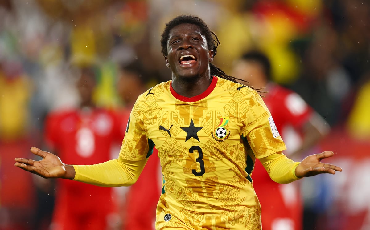 CallBreak365's tweet photo. CDM 26 | CAF
Les 7 buteurs africains de la 1ère Journée : ⤵️ Ils ont à chacun inscrit 1 but.

1️⃣Amad Diallo : CIV 🇨🇮
2️⃣Caleb Yirenkyi : GHA 🇬🇭
3️⃣Emam Ashour : EGY 🇪🇬
4️⃣Ibrahim Mbaye : SEN 🇸🇳
5️⃣Ismael Saibari : MAR 🇲🇦
6️⃣Omar Rekik : TUN 🇹🇳
7️⃣Yoane Wissa : RDC 🇨🇩
@FIFAWorldCup https://t.co/8RXK3DNn77