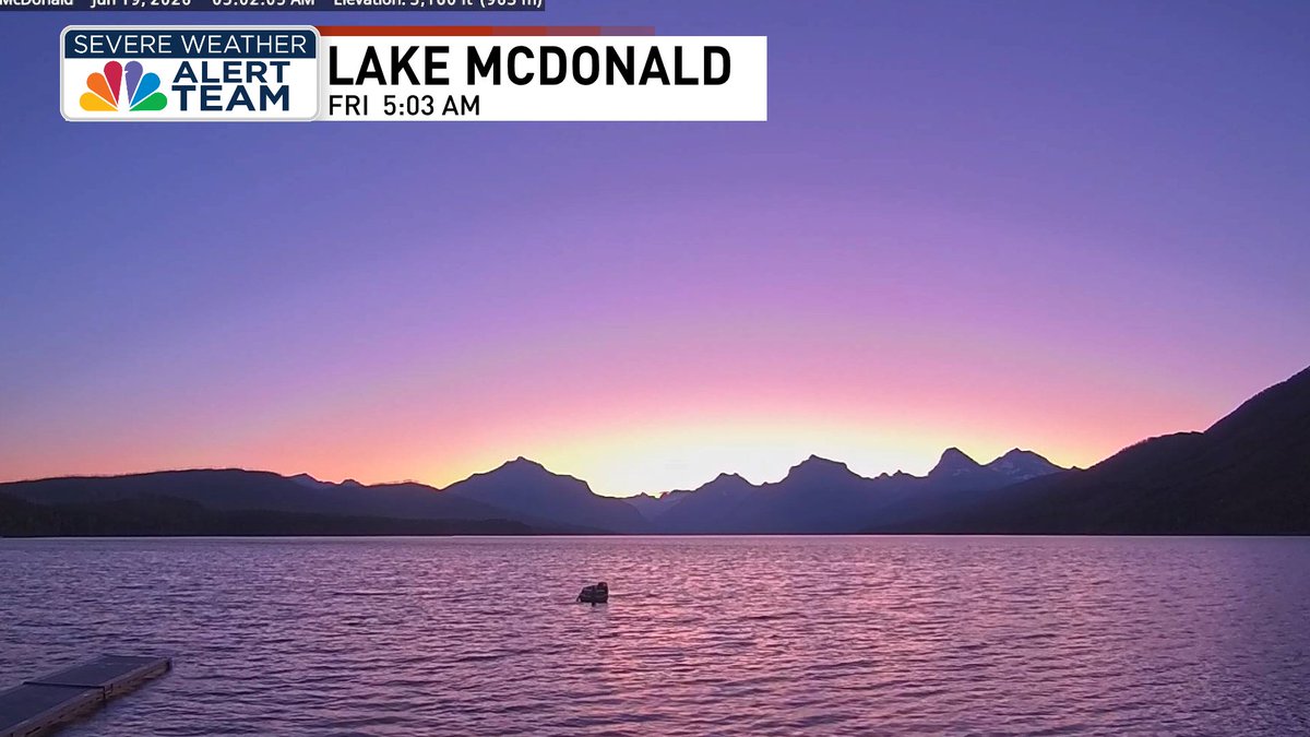 BrookeNBCMT's tweet photo. Now THAT is a Montana sunrise. 🌄

Lake McDonald put on a jaw-dropping show this morning, with soft pinks, purples and gold lighting up the sky over Glacier National Park.

Not a bad way to start the day! Share your photos at https://t.co/2IwY2DMOYc https://t.co/Zlq2IcEs16