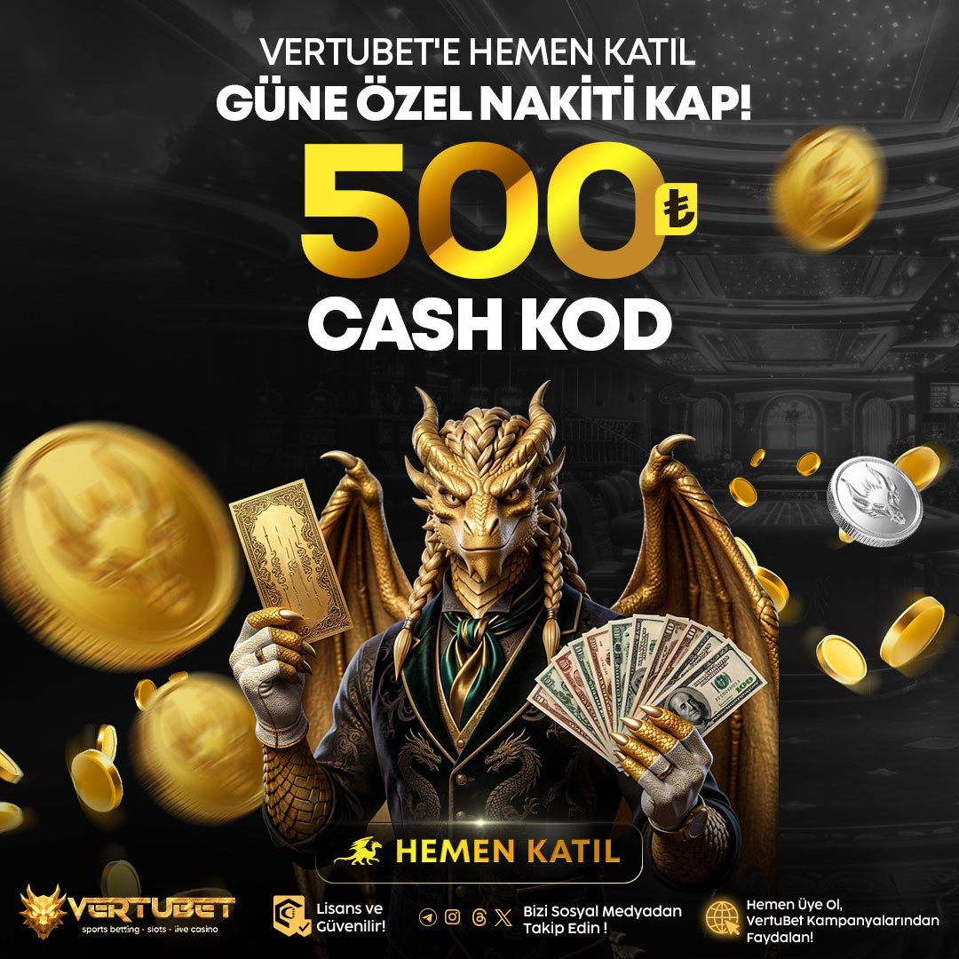 VertuBetGuncel's tweet photo. #Vertubetten Cash Kod Etkinliği ⚡️

 Bu Güne Özel Cash Kod Sizinle

Gün içerisinde toplam 2.000₺  ve üzeri yatırım sağlamanız halinde 500₺ nakit kodu canlı destek hattımızdan talep edebilirsiniz.

Cash Kodun  herhangi bir çevrim şartı bulunmamaktadır. 

https://t.co/cfmhlvJuKf https://t.co/YXu1bJfvRo