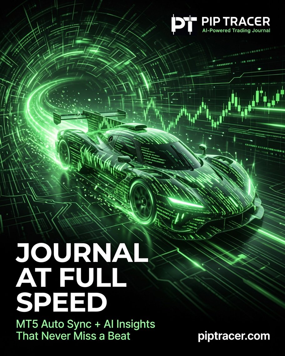 PipTracer's tweet photo. Your prop firm account is only as strong as your journal.

Most traders track nothing.  
The smart ones track everything — automatically.

PIP TRACER: AI Trading Journal built for Forex & Prop Traders

Swipe → 

• MT5 Instant Auto Sync  
• Real-time Drawdown & Rule Alerts  
• AI Performance Coach  
• Strategy Backtester  

The edge serious traders have been waiting for.

Join the waitlist 👇  
https://t.co/sQ5HdRCJIk

What’s the hardest rule for you to track? 👇

#PropFirm #TradingJournal #ForexTrading #PIPTRACER