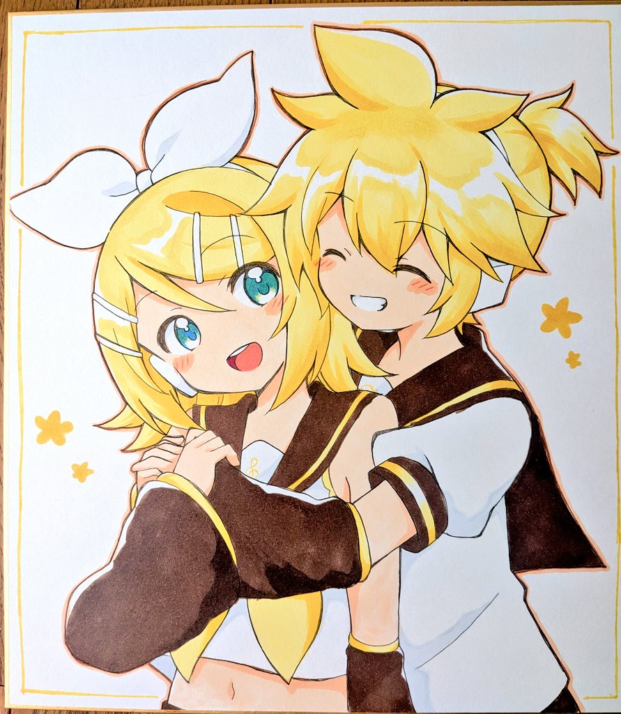 YakumoHikari's tweet photo. なかよし鏡音 https://t.co/gE5YfkD2XW