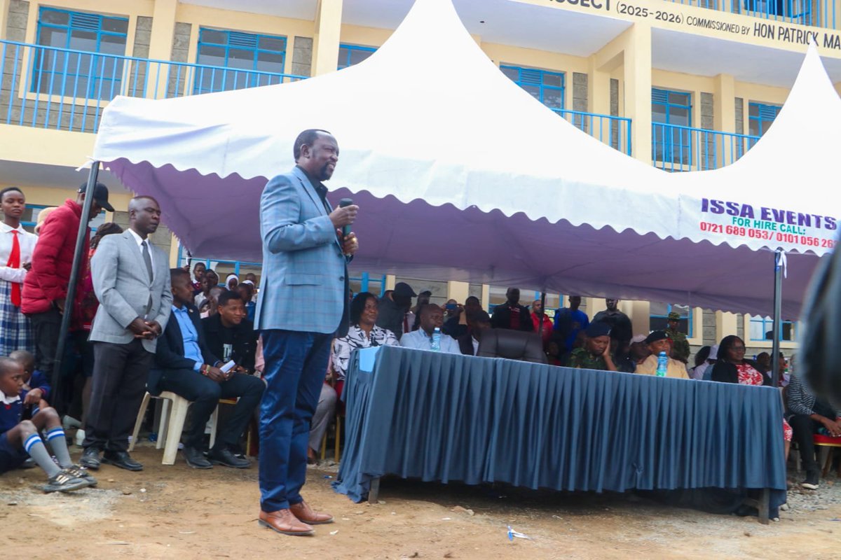 hon_Makau's tweet photo. Today, I commissioned a new ultra-modern tuition block comprising nine classrooms at Mlolongo Primary School.

This project is part of our continued commitment to improving education infrastructure and creating a conducive learning environment for our learners. Every child deserves access to quality education in modern, safe, and comfortable classrooms.

My vision is to transform this school into a centre of excellence where our children can learn, grow, and achieve their full potential.