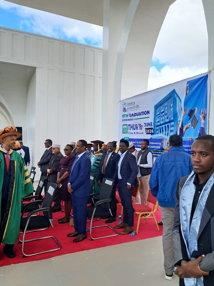 ckanjama's tweet photo. Congratulations to the graduates of Umma University’s 9th Graduation Ceremony.

As you embark on a new chapter, remember that true success is measured not only by professional achievement, but by the positive impact you make in your communities and our nation. May the values of excellence, integrity and service guide your journey as you help shape Kenya’s future.

I wish you every success in the years ahead.