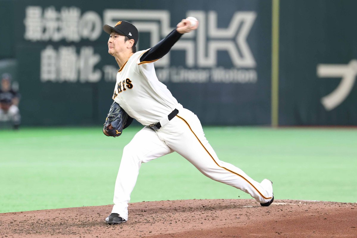 七回表】巨人 2-3 中日 三番手で #中川皓太 投手が登板。 この回を三者