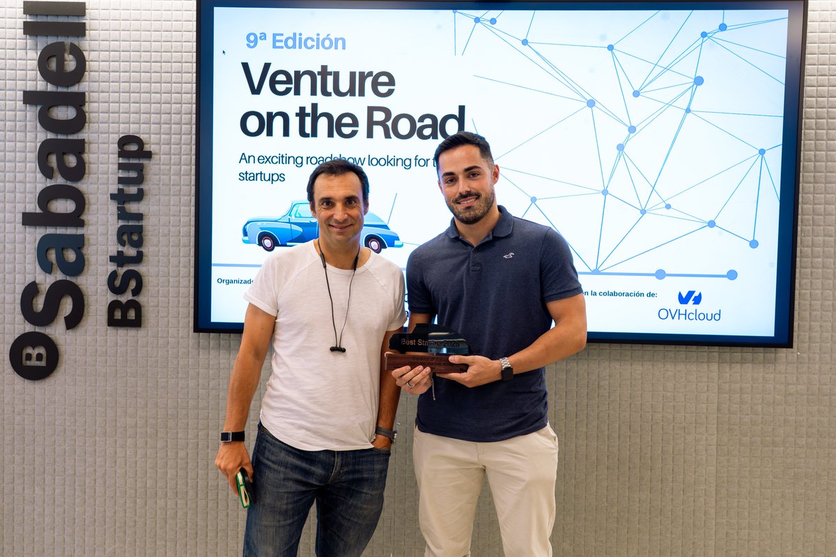 Wayra's tweet photo. Madrid acogió ayer la final de la 9ª edición de #VentureOnTheRoad, tras recorrer 7 ciudades conectando startups, inversores y corporaciones.

🏅👏🏻¡Enhorabuena a Neety, ganadora de esta edición!

Una iniciativa que desarrollamos junto a @seedrocket y @BStartup, junto a @OVHcloud. https://t.co/ej6RKmyM9C