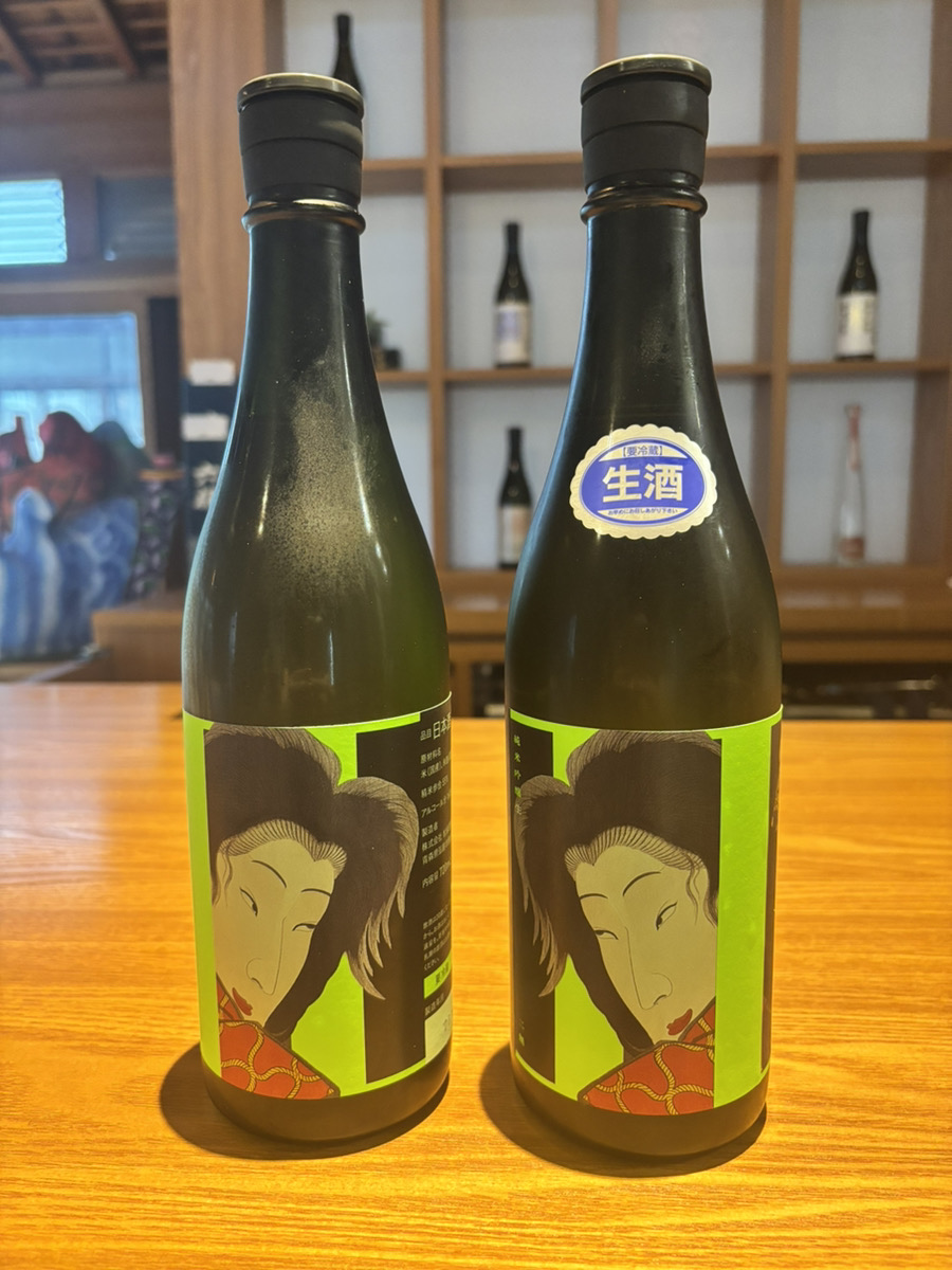 Matsumidori6kon's tweet photo. 【店舗販売開始のお知らせ】

参乃助様 @@aomorisannosuke オリジナル日本酒
「純米吟醸 二無（になし）」が、本日より松緑酒造店舗でもお買い求めいただけるようになりました。
原料米には、弘前市で栽培された古代米を使用しています。
このお米を育てられたのは、@ahimsa_hirosaki さん。
自然と向き合いながら丁寧に育てられたお米は、そのものの味わいが滋味深く、一昨年の夏に初めて口にした時の感動を今でも覚えています。

「このお米をお酒にしたい」

そう言って持ち込んでくださった参乃助オーナー様の想いを受け、相談を重ねながら大切に醸造いたしました。
「二無」という名前は、参乃助様のOEM商品として二番目のお酒であること、そして「この世に二つとない一本になってほしい」という願いから名付けたものです。

【価格（税込）】
720ml　2,650円
1,800ml　6,300円

いずれも数量限定となります。
ぜひ、生産者様の想い、お米の魅力、そして人と人とのご縁から生まれた一杯をお楽しみください。

#二無
#参乃助
#松緑酒造
#日本酒
#純米吟醸