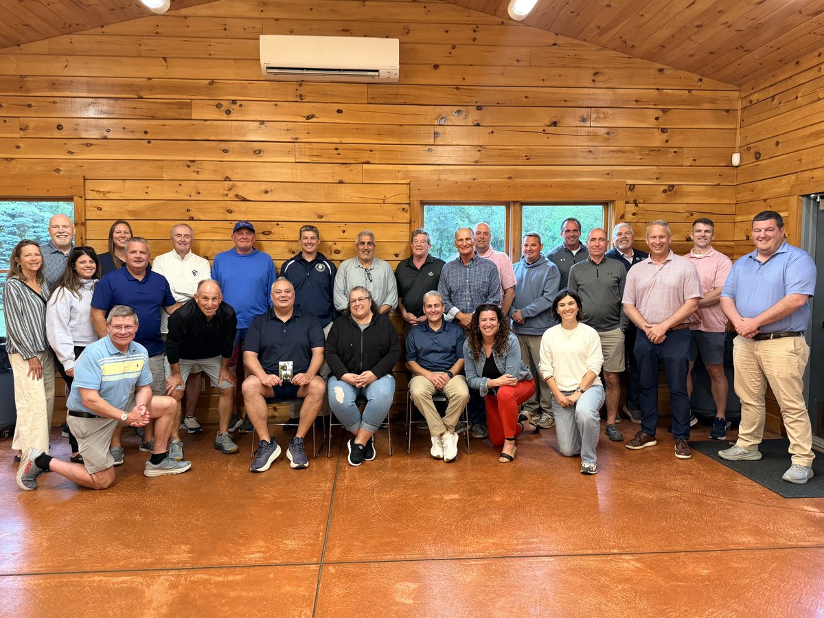 MCPSAC's tweet photo. Congratulations Steve Lamonica, Tony Lipani and Marybeth Walker for their retirement! We celebrated them and welcomed back many MCPSAC AD's!  #OneLeague https://t.co/pKKxOUoEhk
