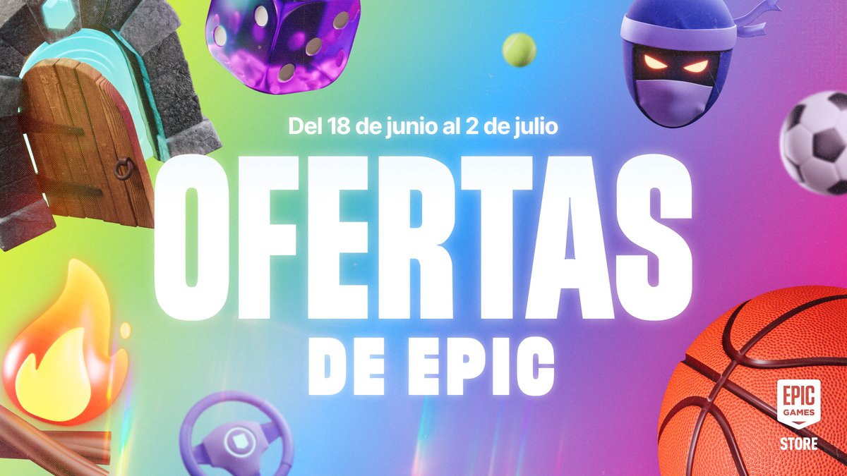 EpicGamesES's tweet photo. 🎮 Ya hemos llegado a la mitad de 2026, así que te mereces un premio.

Date un capricho con grandes descuentos en juegos durante la última edición de las ofertas de Epic. https://t.co/7vB47ejpxw https://t.co/SyhCSnFxxb