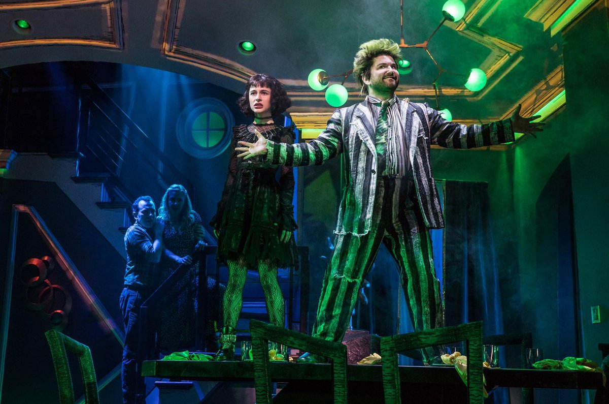 AussieTheatre's tweet photo. BEETLEJUICE THE MUSICAL will close early in Brisbane, with its final Australian performance now set for Sunday 5 July at QPAC.

Planned seasons in Perth, Adelaide and Sydney have been cancelled due to rising touring costs.

https://t.co/b0pxFsS1hY https://t.co/5ae9rSkLVP