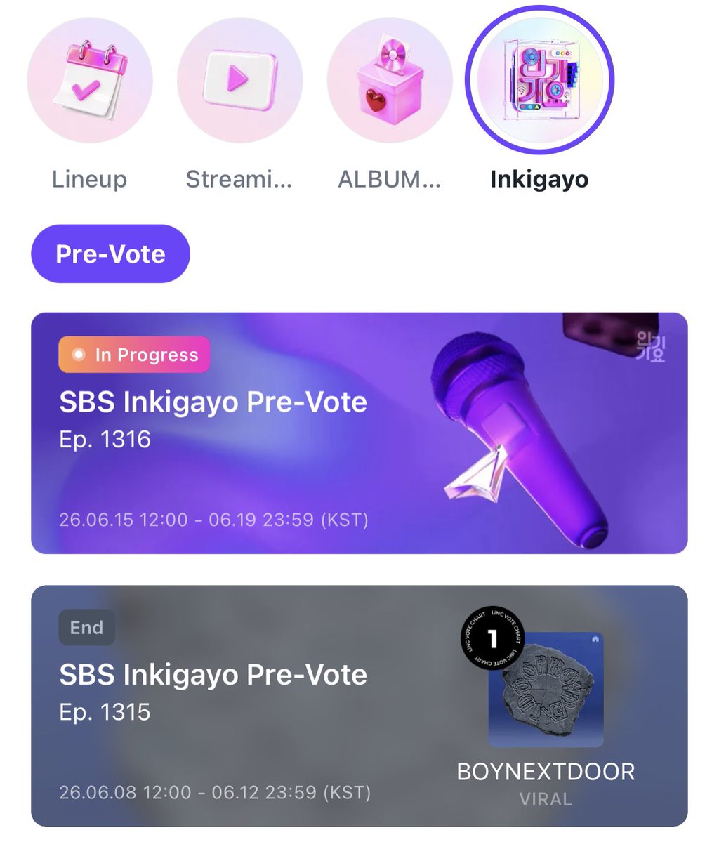 bonedoenergy's tweet photo. Yang masih belum paham ama voting linc 

Lihat lah ini, hari minggu nanti tgl 21 Juni itu SBS Inkigayo buat episode 1315 yang dimana LINC PREVOTE udah selesai

Nah, yg prevote dibuka sekarang di linc tuh buat SBS inkigayo episode 1316 untuk minggu tgl 28 Juni 

Paham kan?? https://t.co/hsoMmvSjEe