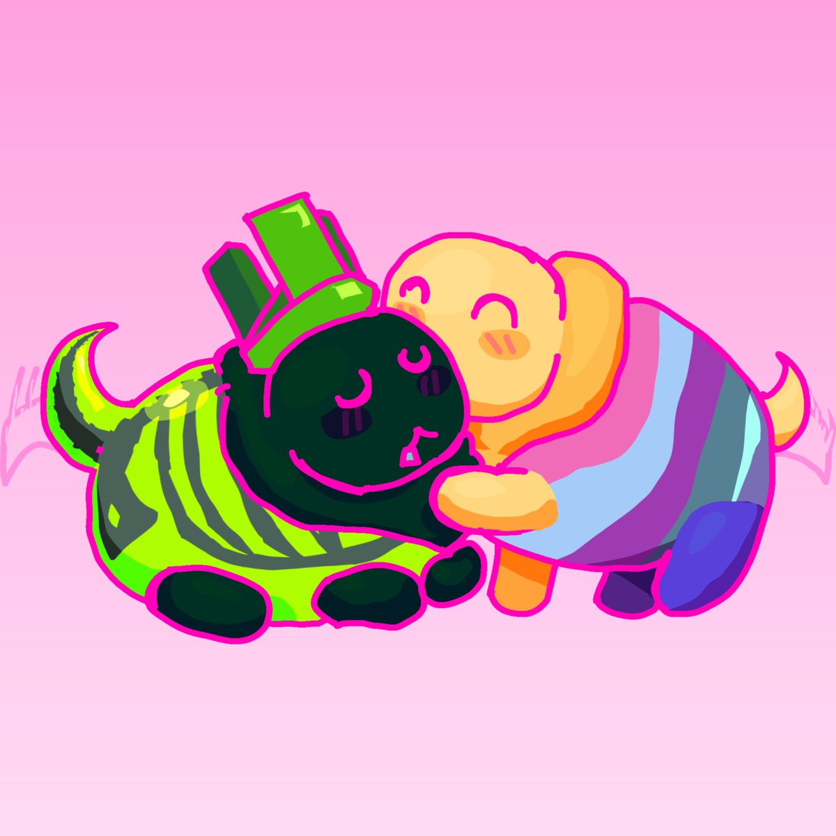 amellowDoe's tweet photo. i meant to draw this like the moment i saw this reply but i forgor
i hope this is ok https://t.co/vk7uDbSLwk