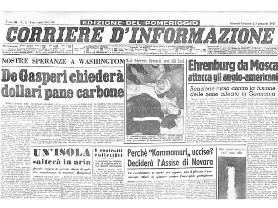 zirconet's tweet photo. #Meloni… non è vero che l'#Italia non implora mai.
Lo ha fatto il Presidente #DeGasperi nel 1947 in #USA in quello passato alla storia come il "viaggio del pane" per risollevare il nostro paese dagli sfaceli di una guerra scatenata (e per fortuna persa) da #fascisti e #nazisti . https://t.co/Y0CU3K6tsI