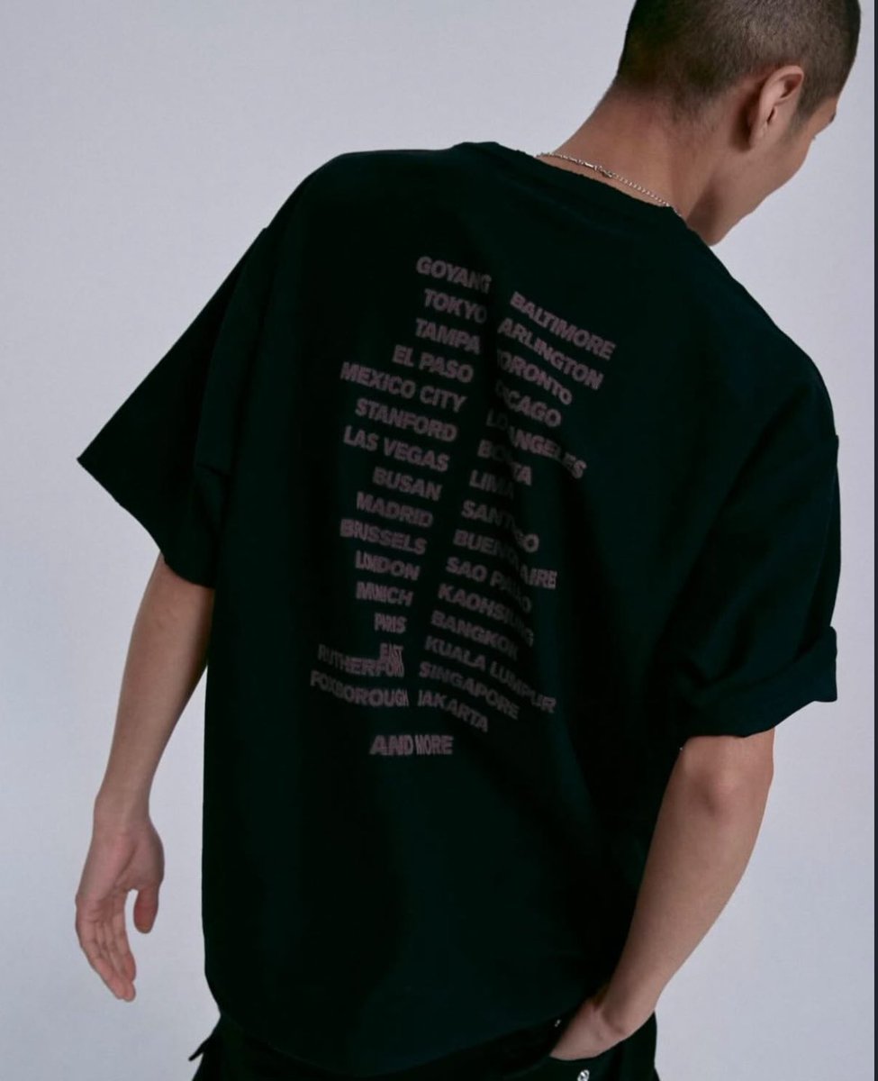 montevtown's tweet photo. [ #มอนเต้พร้อมส่ง ] BTS 'ARIRANG' TOUR MERCH S/S TOUR T-SHIRT (BLACK)

♡ ว่าง S (1) 1,790฿ รวมจัดส่ง EMS

#ตลาดนัดBTS #ตลาดนัดบังทัน https://t.co/6RkElFiCQ8