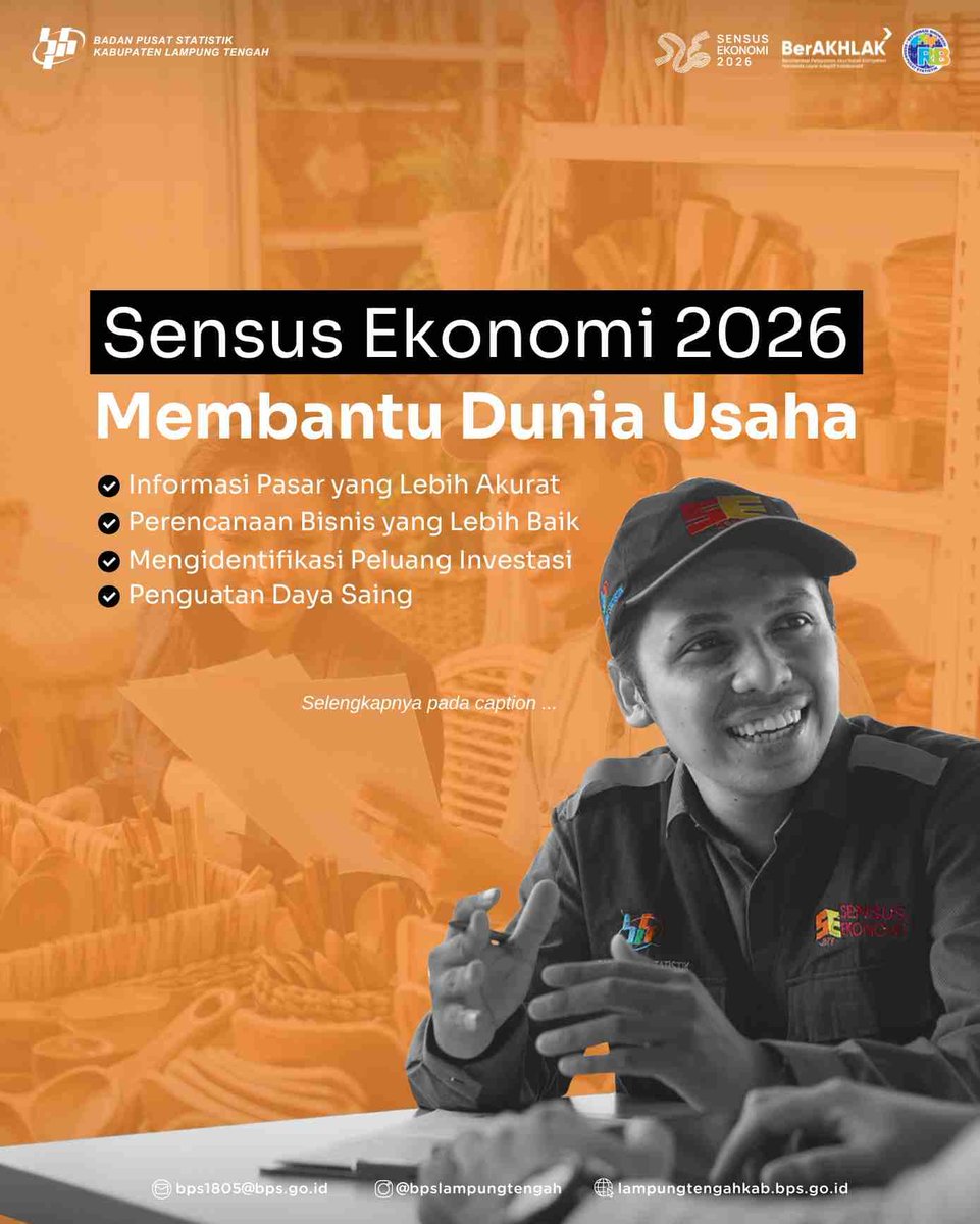 hihihidlar's tweet photo. Pintu rumah tiba-tiba diketuk petugas pakai rompi? Terus ditanya-tanyain soal penghasilan, aset, atau kerjaan?

Tenang aja, itu Petugas Sensus Ekonomi 2026.

Sensus ekonomi? Emang apa itu? 

Sini aku jelasin, sebuah thread👇📊

(Disclaimer: bukan petugas/pegawai bps). https://t.co/0Ozxw5S493