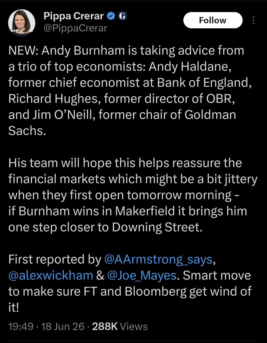 SGarks's tweet photo. @labourlewis @andy4makerfield Who better to fight the battle against trickle down economics than.. wait, erm... https://t.co/iuKvCWPXwz