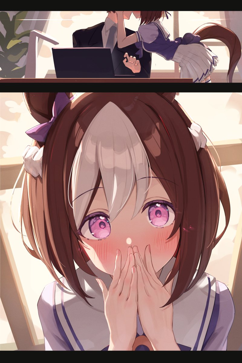 Saboten_Mushi's tweet photo. 不意打ちしちゃうスペちゃん https://t.co/rvN3wlQD1K