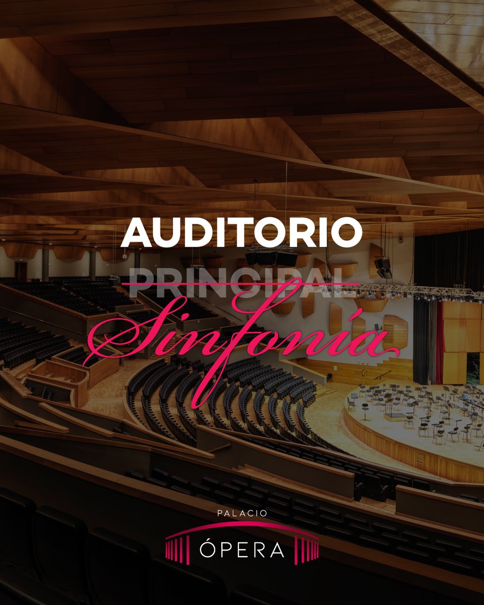 PalacioOpera's tweet photo. Los espacios también cuentan historias ✨

Las salas del Palacio de la Ópera de A Coruña cambian de nombre para rendir homenaje a la cultura y la música.
🎶Auditorio Sinfonía
🎶Sala Sonata
🎶Hall Sonata https://t.co/lf5bsZInPf