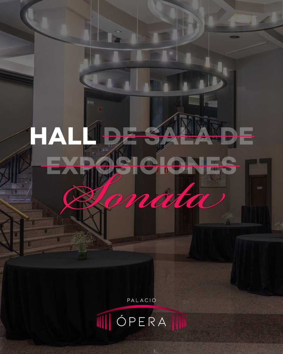 PalacioOpera's tweet photo. Los espacios también cuentan historias ✨

Las salas del Palacio de la Ópera de A Coruña cambian de nombre para rendir homenaje a la cultura y la música.
🎶Auditorio Sinfonía
🎶Sala Sonata
🎶Hall Sonata https://t.co/lf5bsZInPf