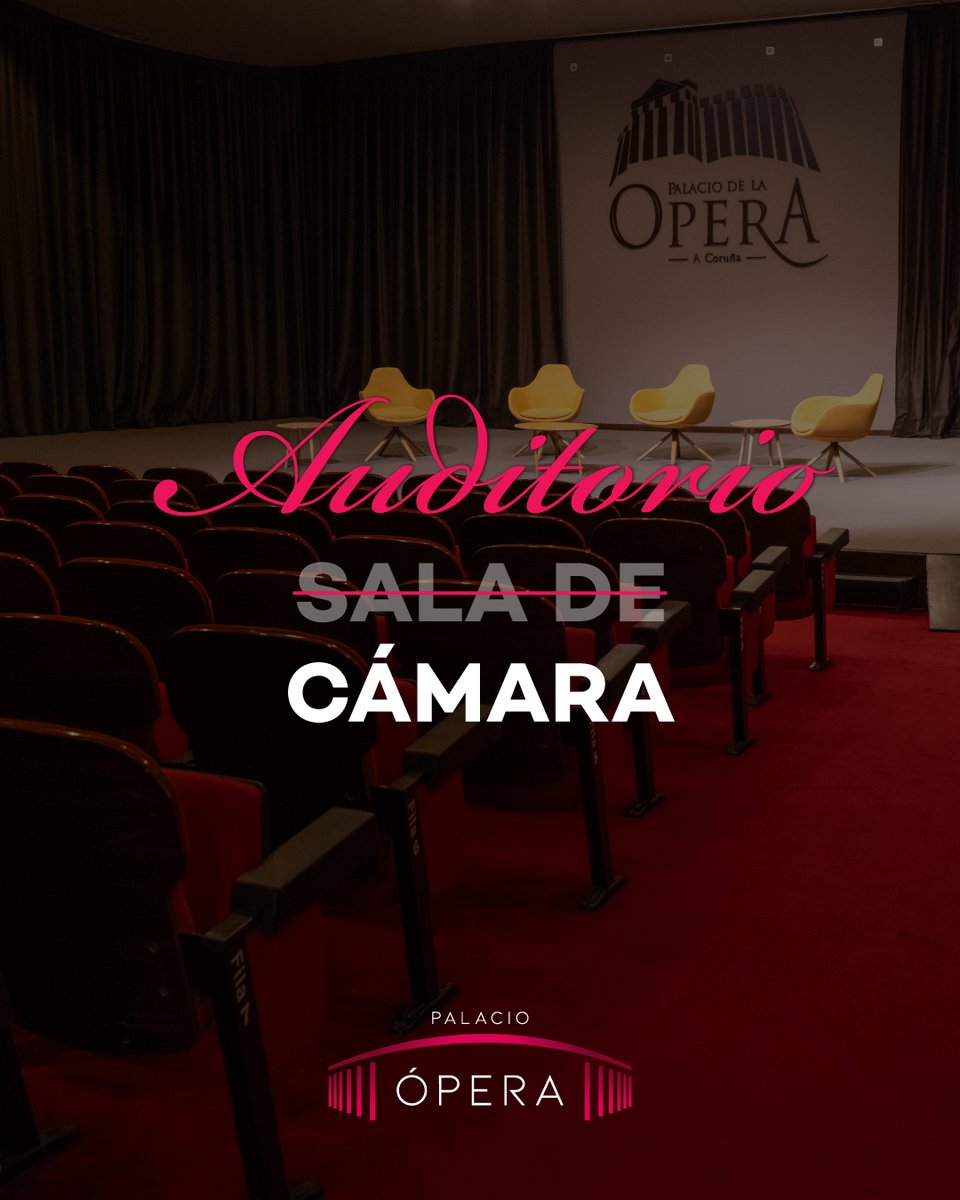 PalacioOpera's tweet photo. 🎶Salón Armonía
🎶Auditorio Cámara
🎶Hall Cámara
🎶Sala Tonal https://t.co/tuIU4Sl60P
