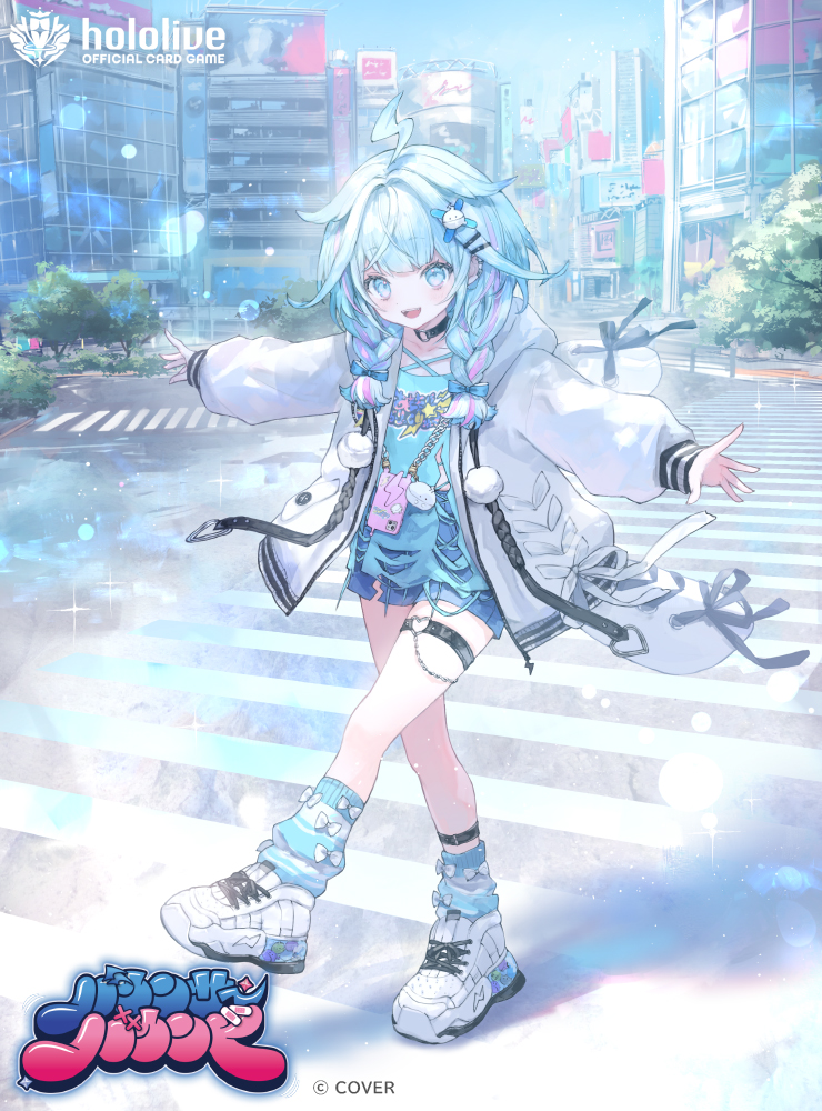 onineko26's tweet photo. 🩵hololive OFFICIAL CARD GAME ブースターパック『バウンサーバウンド』にて
水宮枢様のイラストを担当させていただきました！ https://t.co/jLGw7aIy7c