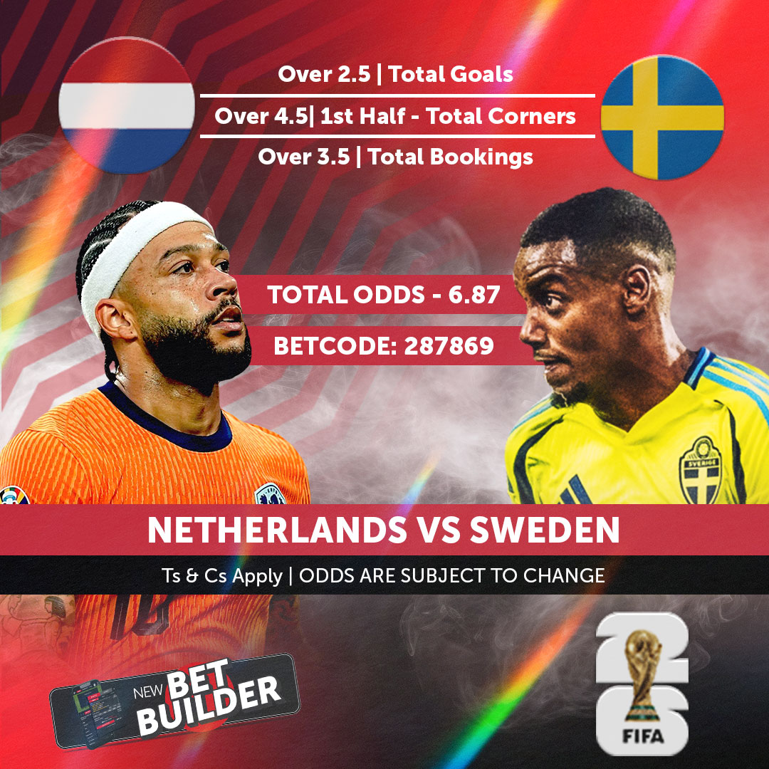 PLAYBET's tweet photo. With both sides eyeing top spot in Group F, expect a high-intensity battle packed with quality, goals, and plenty of drama.

BETCODE: 287869
BET NOW! https://t.co/VATdnZUFys

#playthegame #fifa2026 #betbuilder https://t.co/rhrpT3q80c