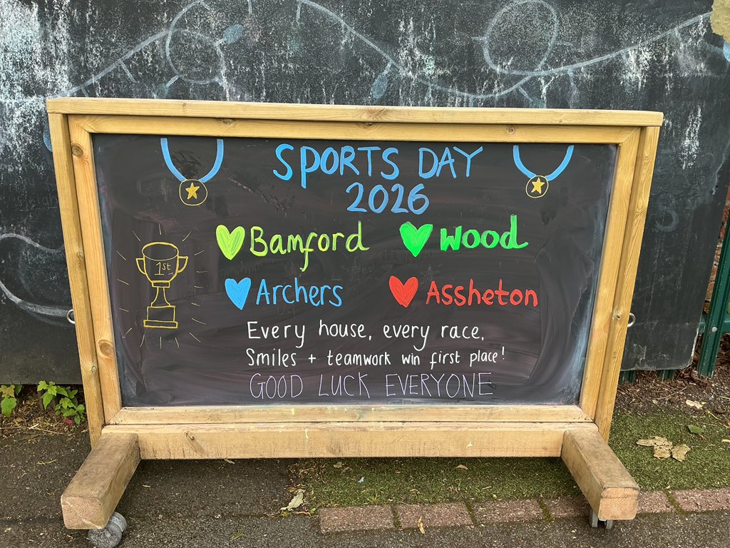 Parkfield's tweet photo. 🏆 We are ready for sports day 🏆 https://t.co/Dx1BYmnE7j