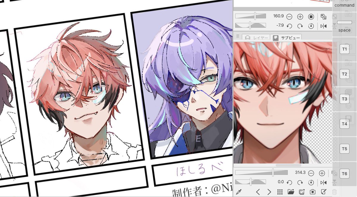 ran111_910's tweet photo. 進捗♩
力尽きそうだけど頑張って描いてます https://t.co/xRW57CG00q